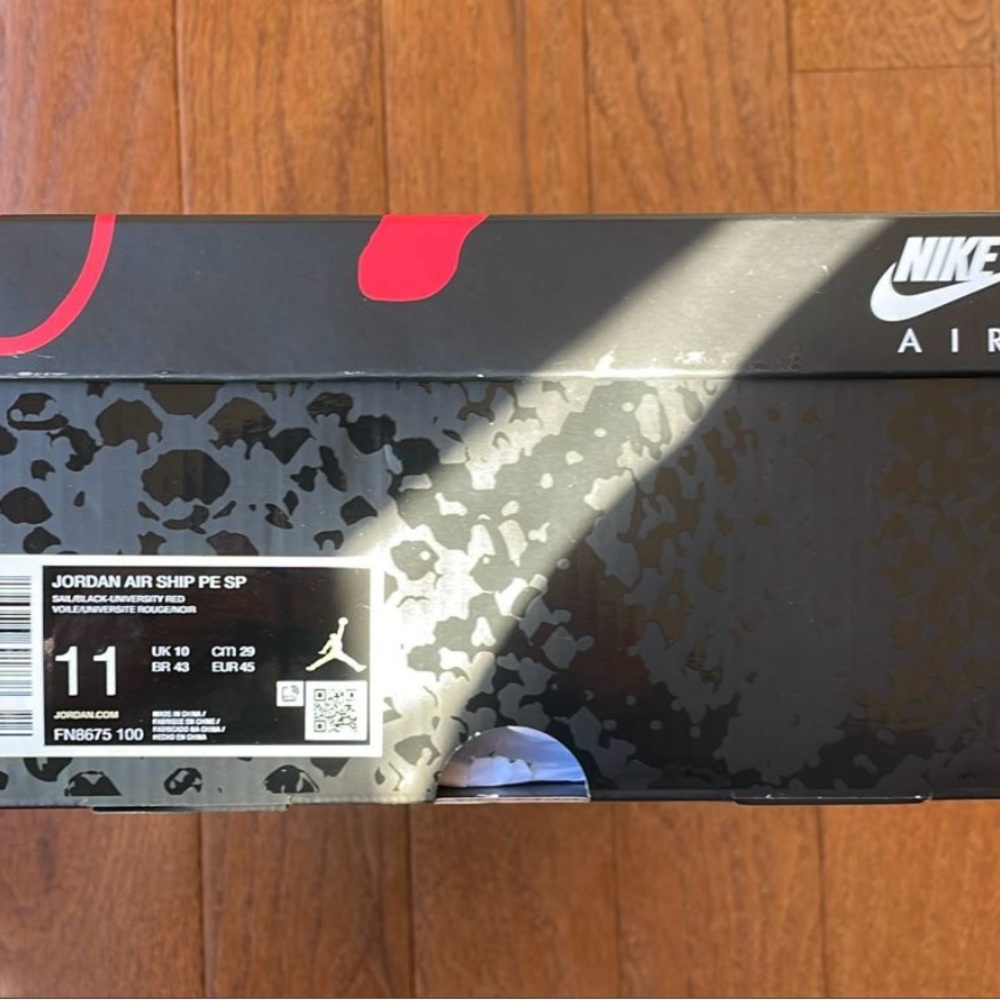 Nike Awake NY x Jordan Air Ship PE SP Size 11 University Red FN8675-100 - Picture 8 of 11